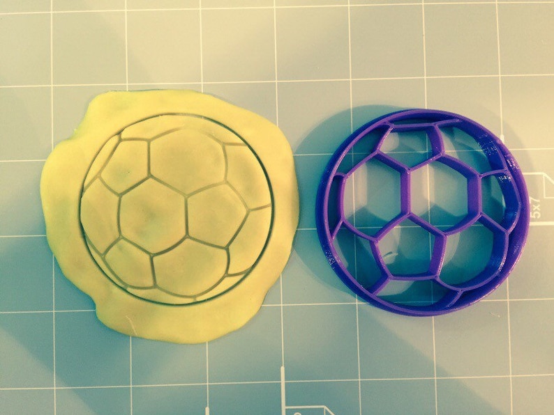 Soccer Ball Cookie Cutter- Fast Shipping - Sharp Edges - Exceptional Quality