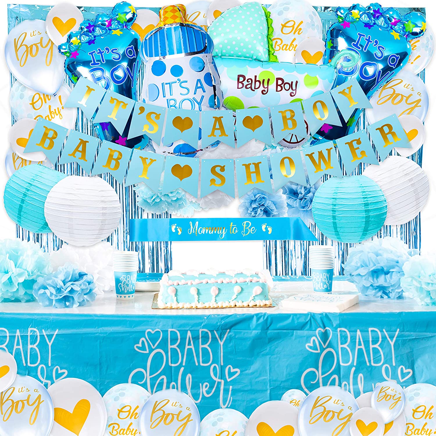 35 Beautiful Blue Baby Shower Ideas