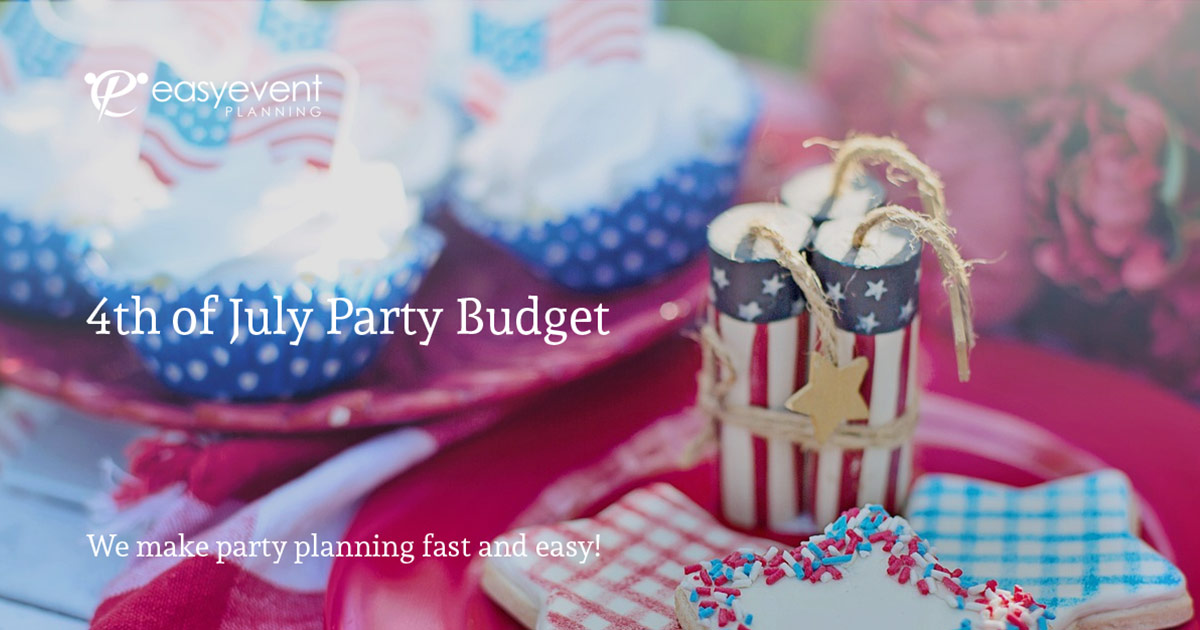 4th of July Party Budget Worksheet