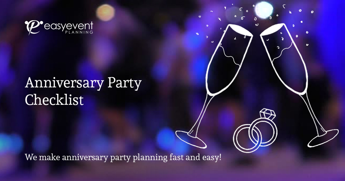 anniversary party checklist