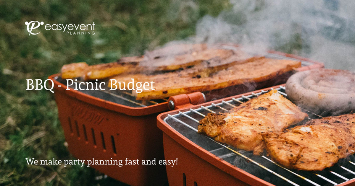 bbq picnic budget worksheet