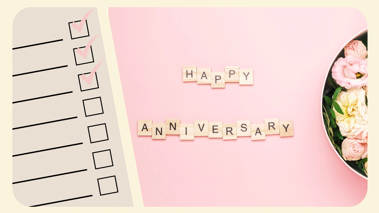 Anniversary party planning checklist with custom timeline and detailed tasks