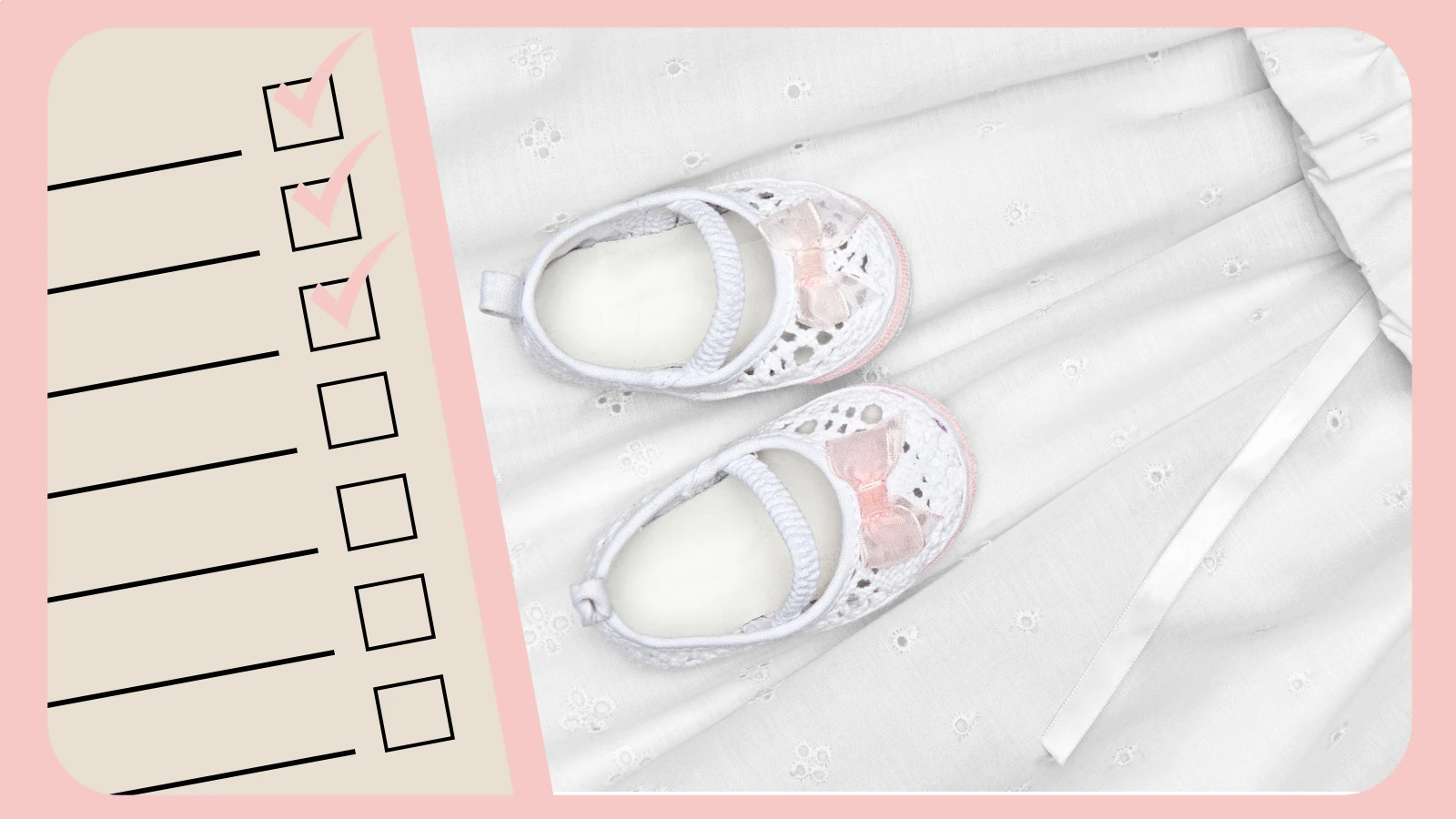 Baptism party planning checklist with custom timeline and detailed tasks