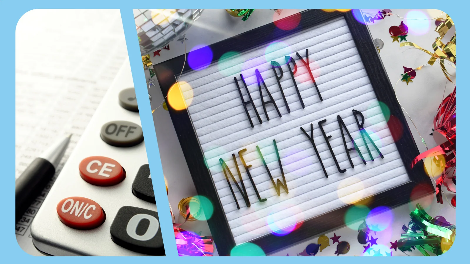 New years eve party budget worksheet with visual expense tracker