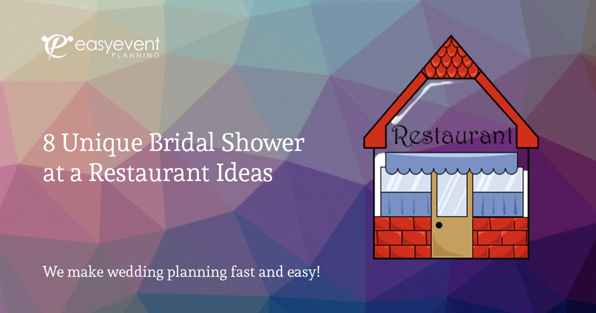 Bridal Shower at a Restaurant Ideas