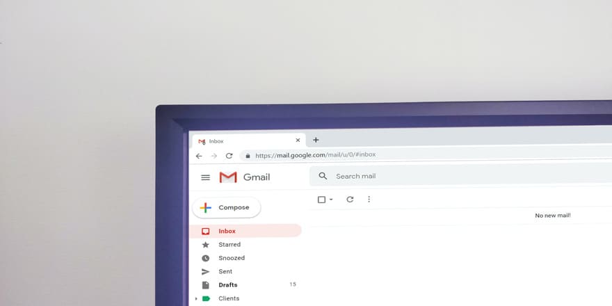 computer with gmail 