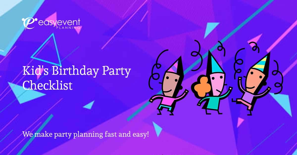 Kid's Birthday Party Checklist