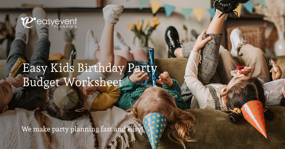 Kids Birthday Party Decoration Checklist