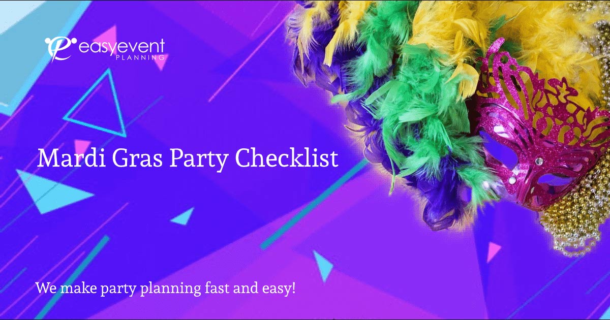 Mardi Gras Party Checklist