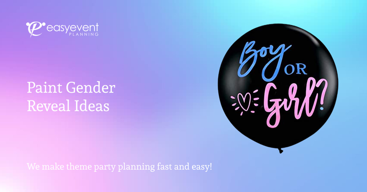 Paint Gender Reveal