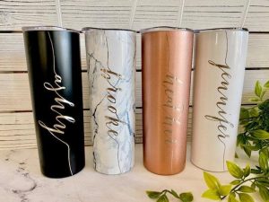 Personalized Tumblers and Straws