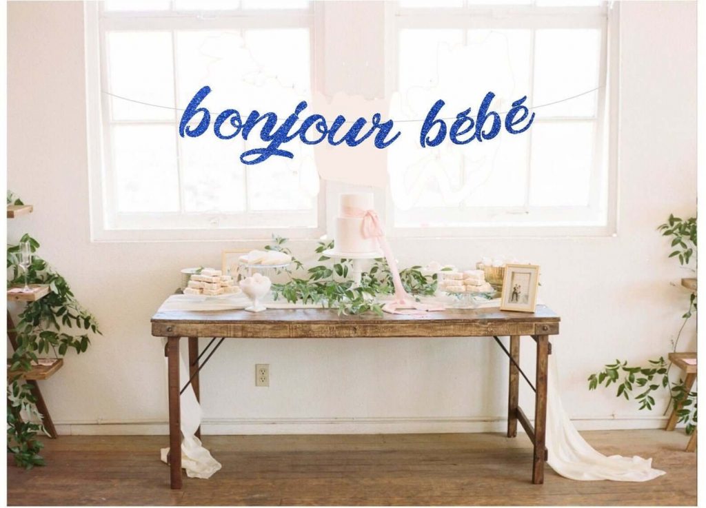 Paris Baby Shower Menu Ideas 