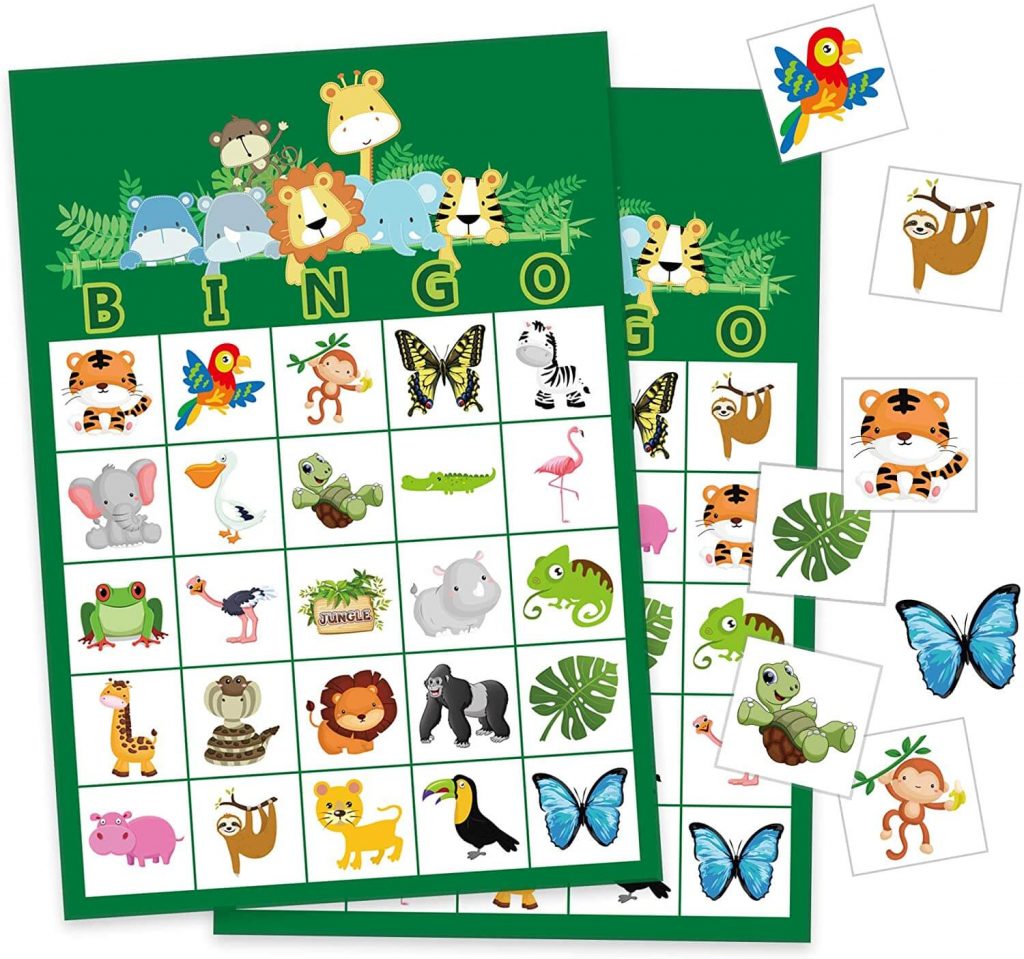 Jungle theme baby shower games