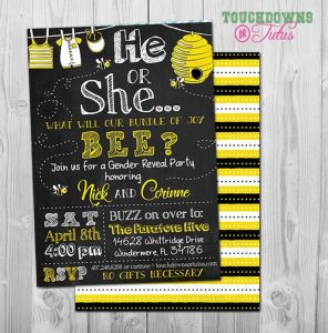 44 What Will It Bee Gender Reveal Party Ideas S Details