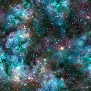 galaxy fabric for wall decoration