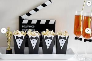 tuxedo popcorn boxes